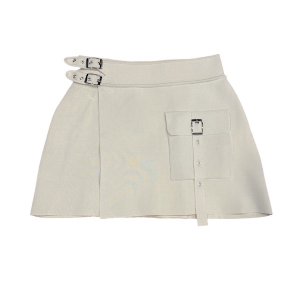 NWOT! Emerson Lang Knit Wrap Skirt – Beige (Size: XL)
